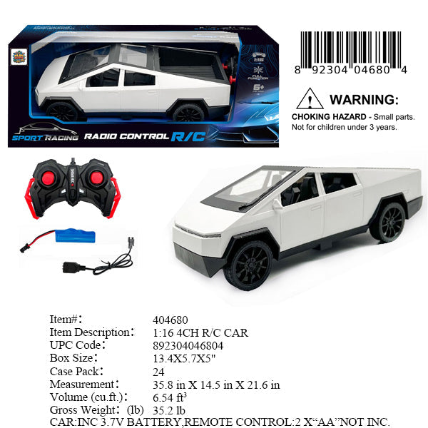 13.4X5.7XZ5"1:16 4CH RC CITY TRUCK