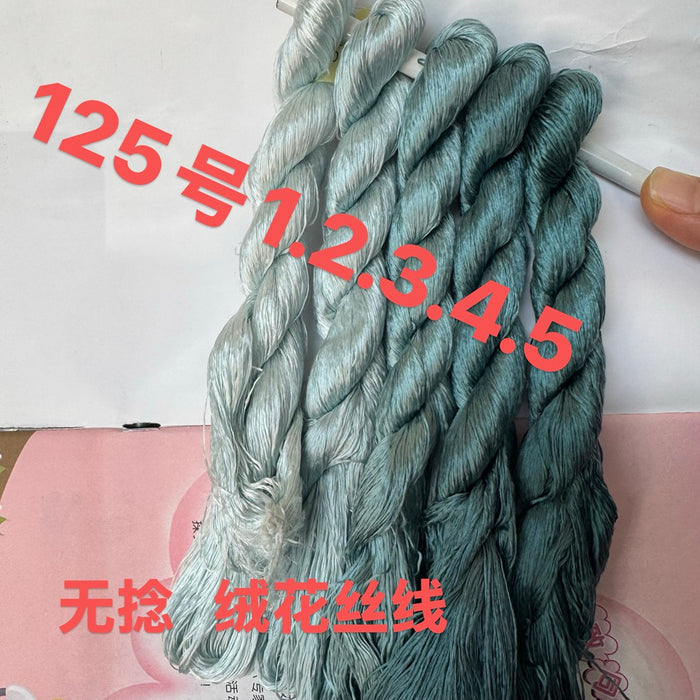 400m Suzhou Embroidery Monofilament Untwisted Mulberry Silk Thread(set125) - Ronghua Threads