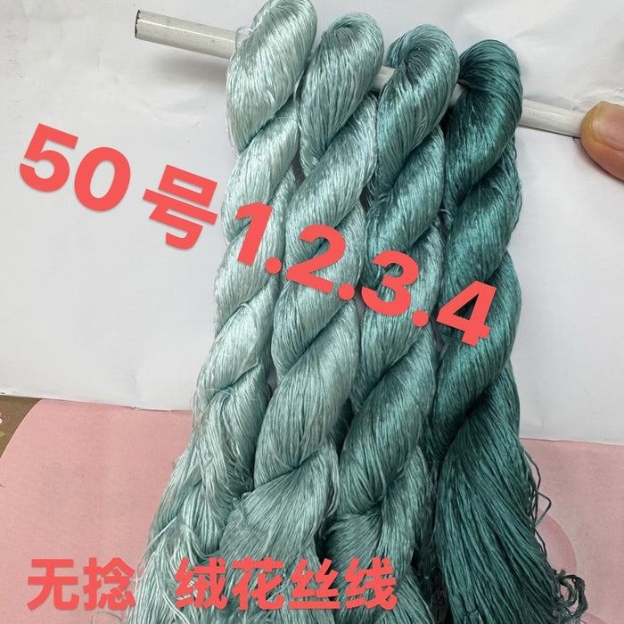 400m Suzhou Embroidery Monofilament Untwisted Mulberry Silk Thread(set50) - Ronghua Threads