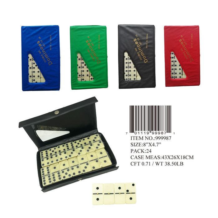 54X12MM DOUBLE 6 DOMINOES SET