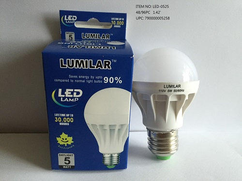 5W LED LIGHT BULB DAY WHITE COL