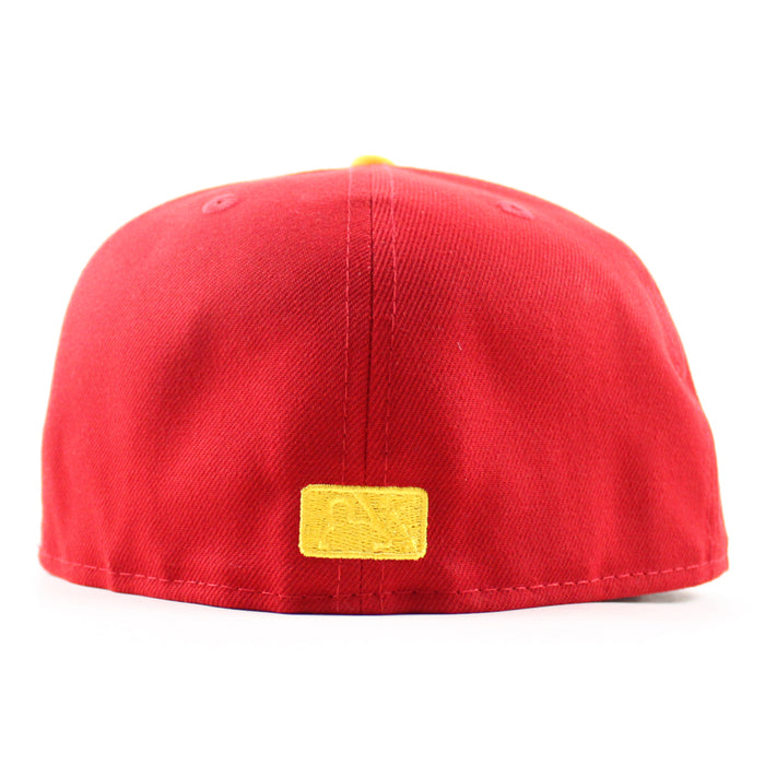 ALBUQUERQUE ISOTOPES 2007 All Star Game New Era 59Fifty Fitted Hat (Scarlet Red Green Under Brim)