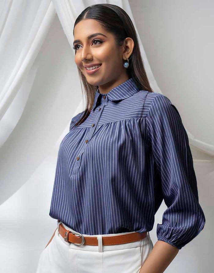 AMANI STRIPED TOP