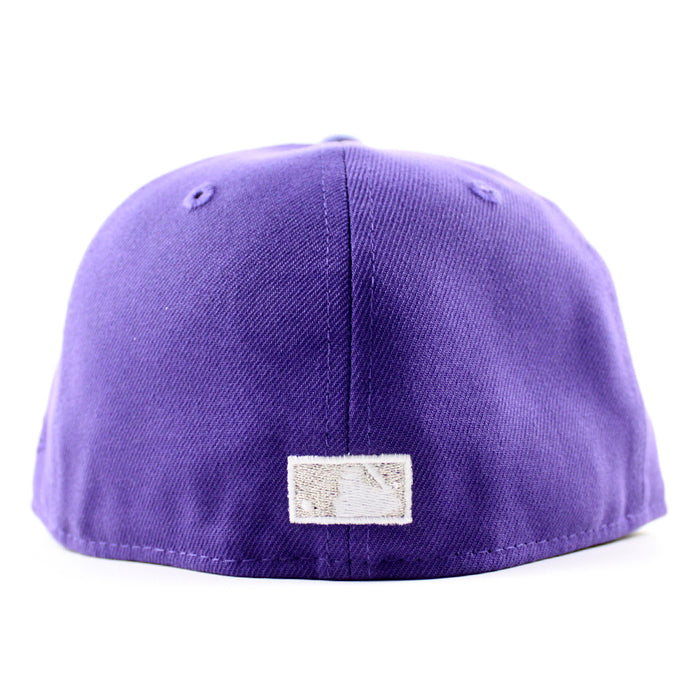 Arizona Diamondbacks 1998 Inaugural Season New Era 59Fifty Fitted Hat (New Orchid Black Lavender Under Brim)