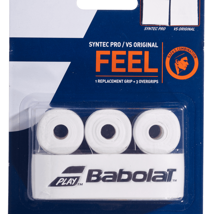 Babolat Syntec Pro + VS Original X3 Pack Accessories Babolat White