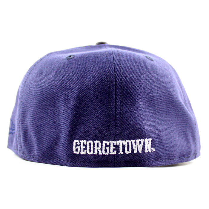 Baltimore Orioles x Georgetown Hoyas 59Fifty New Era Fitted Hat (Navy Graphite Gray Gray Under Brim)