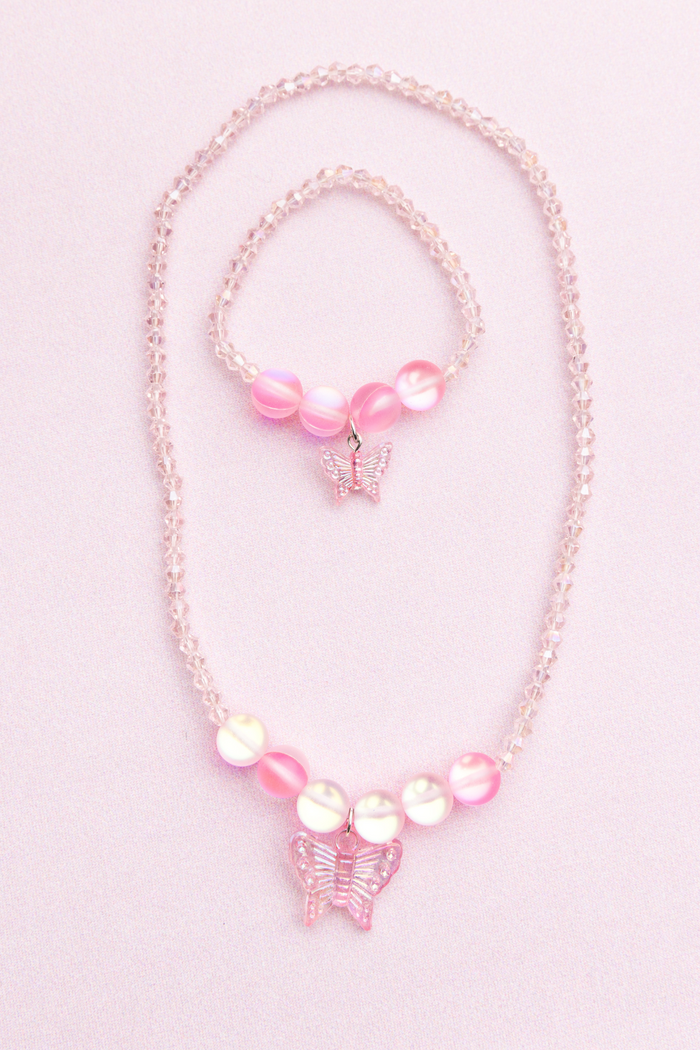 Boutique Holo Pink Crystal Bracelet-Retail-Great Pretenders USA