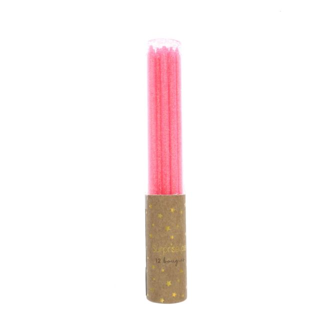Le Petit Souk - Candle - Pink Glitter - Set Of 12