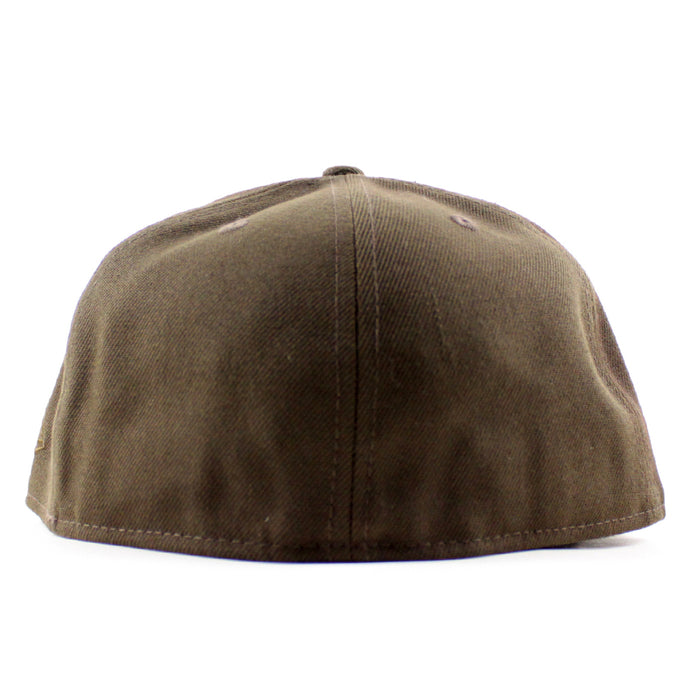 CHEERS New Era 59Fifty Fitted Hat (Walnut Brown Gray Under Brim)