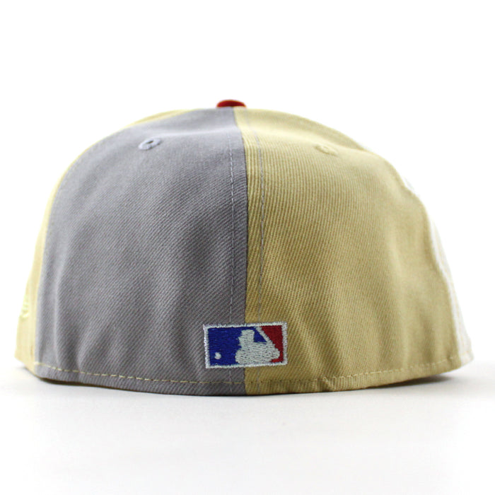 Chicago White Sox 95 Years New Era Fitted 59Fifty Hat (Multi Color Black Gray Under Brim)