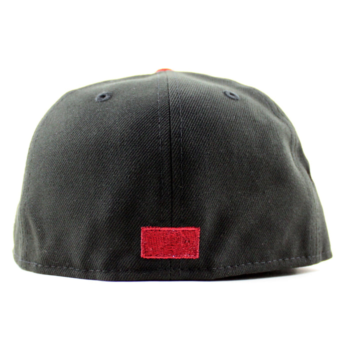 Cincinnati Reds 1960 All Star Game New Era 59Fifty Fitted Hat (Black Olive Green Gray Under Brim)