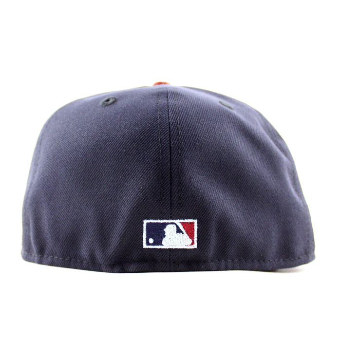 Cleveland Indians 1999 All Star Game New Era 59Fifty Fitted Hat (Navy Red Pink Under Brim)