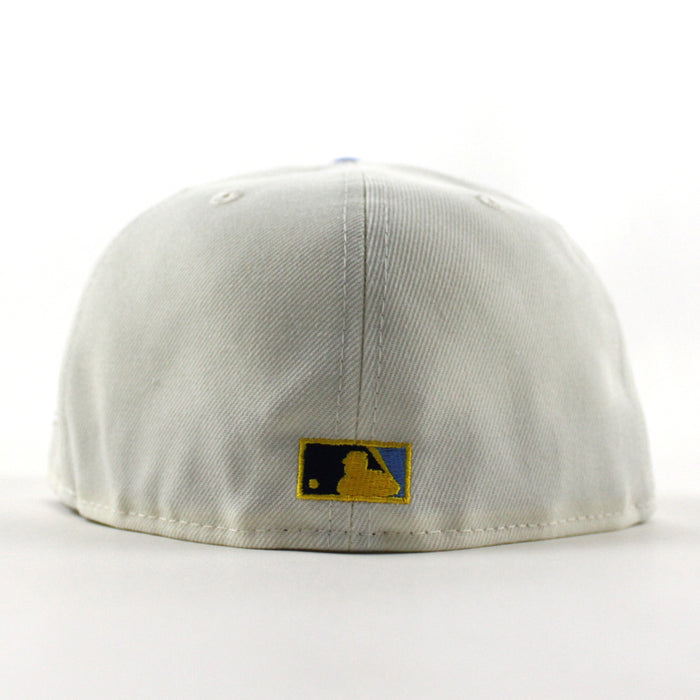 Colorado Rockies 25th Anniversary New Era 59Fifty Fitted Hat (Chrome White Light Blue Gray Under Brim)
