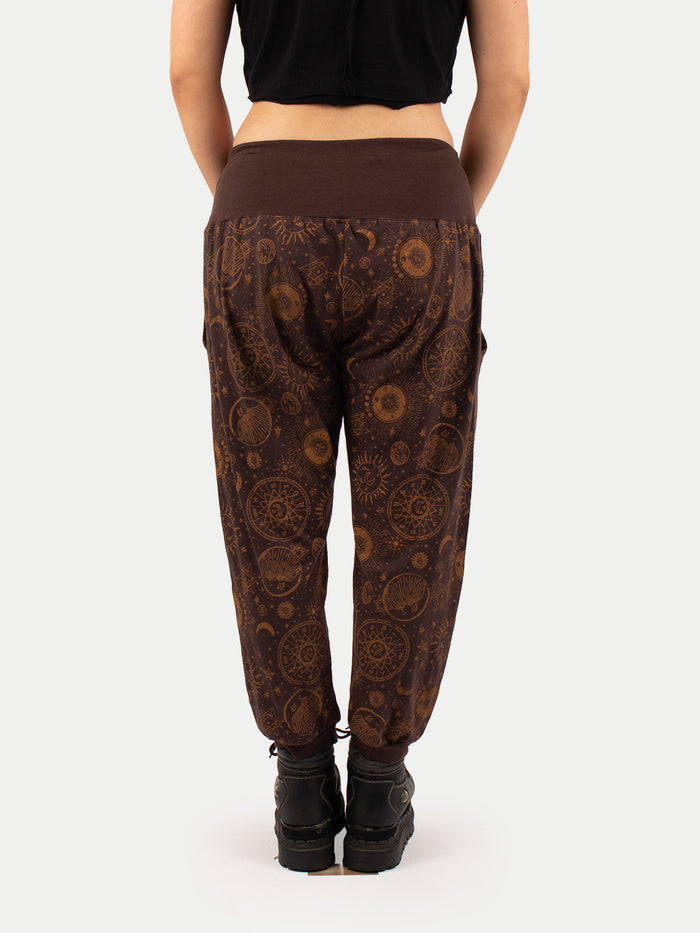 Cotton Celestial Jersey Lounge Pants | Brown-Image 3