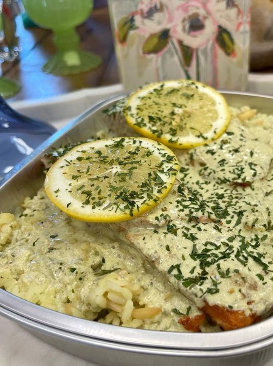 Creamy Pesto Salmon Private Order