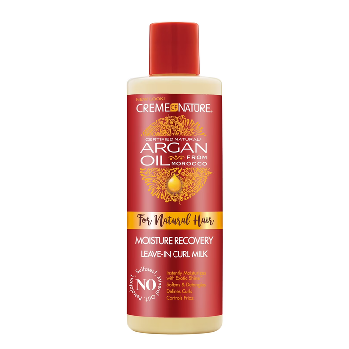 CREME OF NATURE Argan Oil Leave-In Curl Milk 8oz