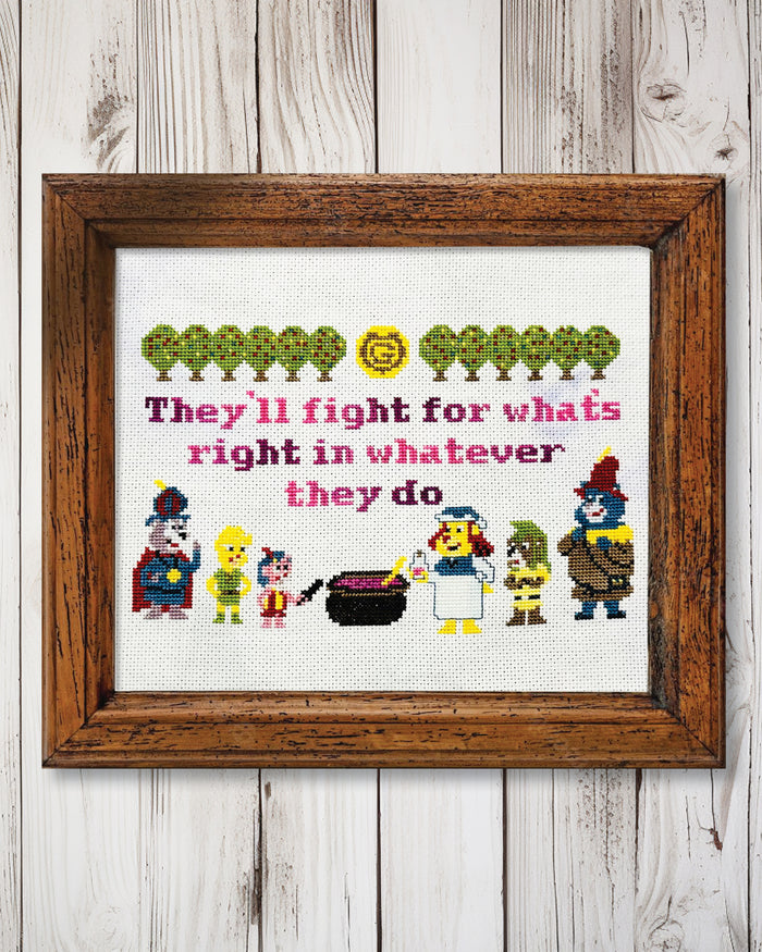 Dashing and Daring Cross Stitch Pattern