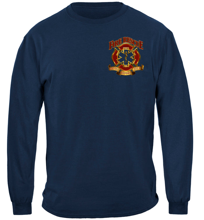 Fire Rescue Gold Shield Long Sleeves