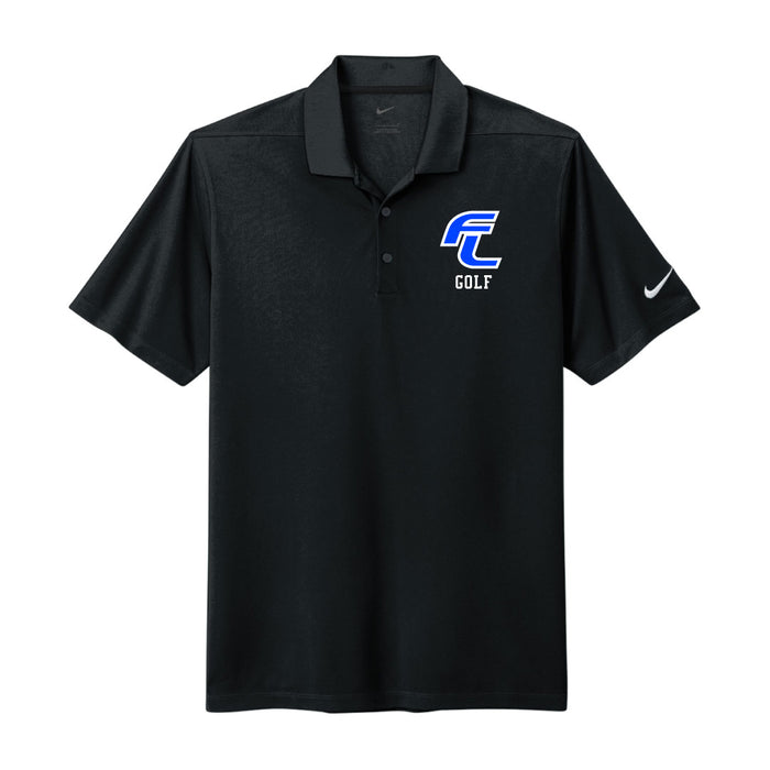FL Boys Golf Nike Polo Logowear Fairfield Ludlowe Boys Golf Black Mens S