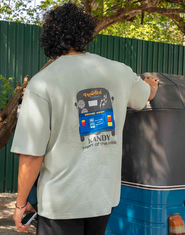 GRAPHIC PRINTED OVERSIZED T - SHIRT