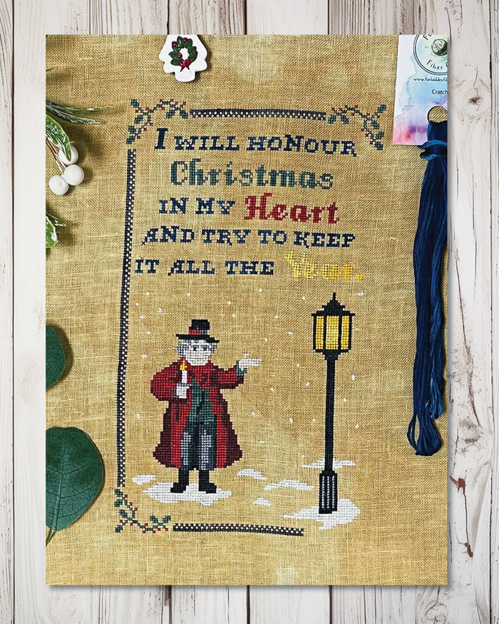 Honour Christmas Cross Stitch Pattern