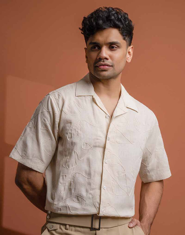 JOBBS SHORT SLEEVE EMBROIDERED SHIRT