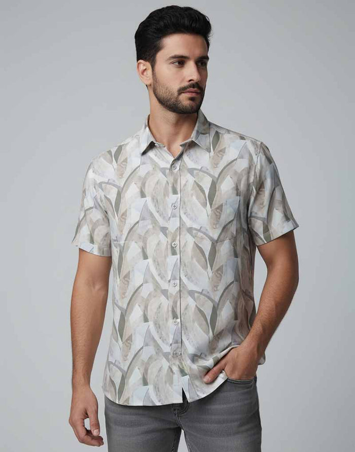 JOBBS SHORT SLEEVE PRINTED SHIRT