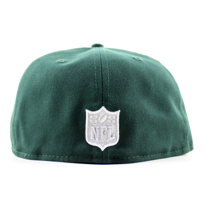 Las Vegas Raiders 60th anniversary New Era 59Fifty Fitted Hat (Green Gray Under Brim)