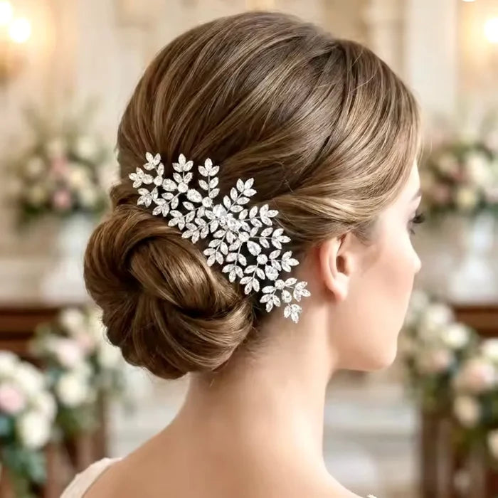 Wedding Hair Accessories – Sparkling Cubic Zirconia Bridal Hair Comb