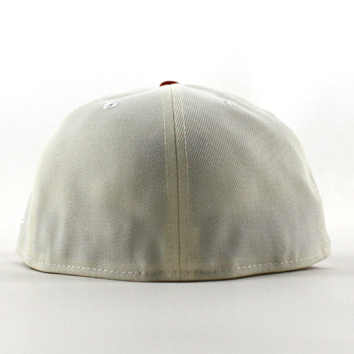 MAJOR LEAGUE Wild Thing New Era 59Fifty Fitted Hat (Chrome White Navy Green Under Brim)