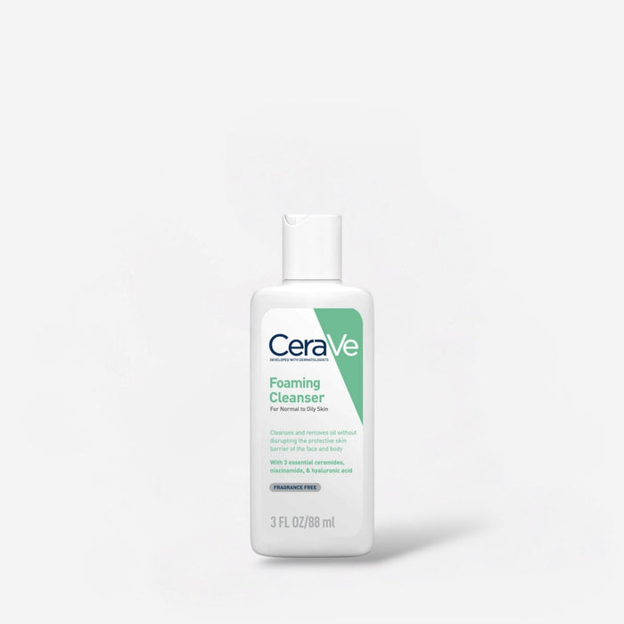 (MINI) Cerave Foaming Cleanser TRAVEL SIZE 88ml غسول سيرافي الرغوي بحجم مناسب للسفر - Princess Cosmetics Qatar