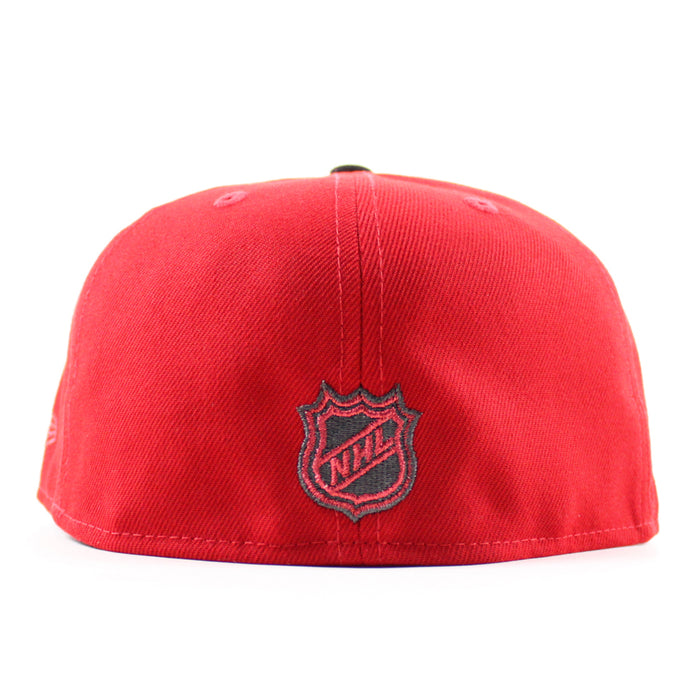 Minnesota Wild All Star Game New Era 59Fifty Fitted Hat (Scarlet Red Navy Gray Under brim)