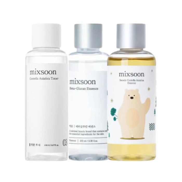 MIXSOON Toner, Glucan Essence & Centella Essence Set - DOKAN