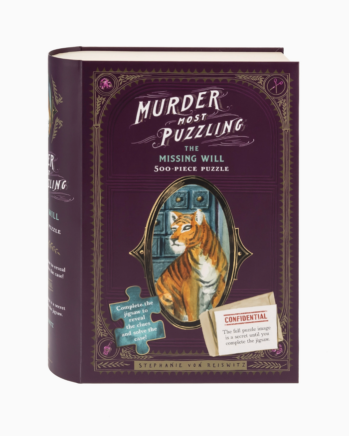 The missing will, murder most puzzling puzzle sold by Le Monkey House