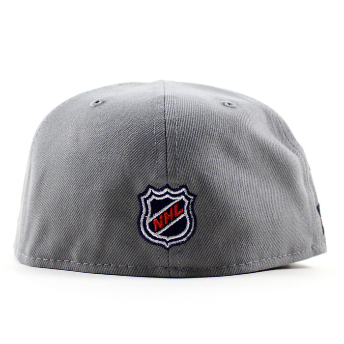 New Jersey Devils 25 Years New Era 59Fifty Fitted Hat (Storm Gray Navy Gray Under Brim)