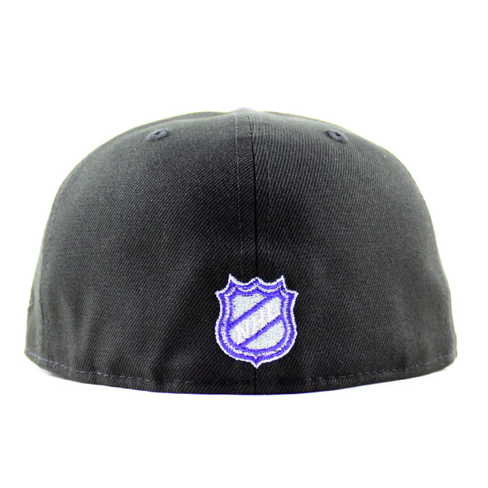 New Jersey Devils 35 Years New Era 59Fifty Fitted Hat (Black Sky Blue Under Brim)