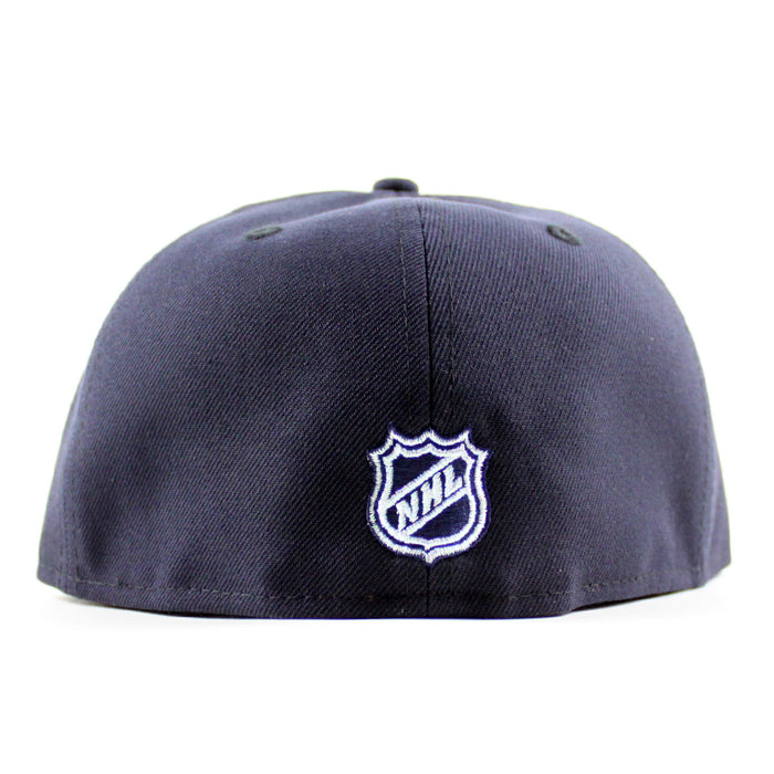 New York Islanders New Era 59Fifty Fitted Hat (Navy Green Under Brim)