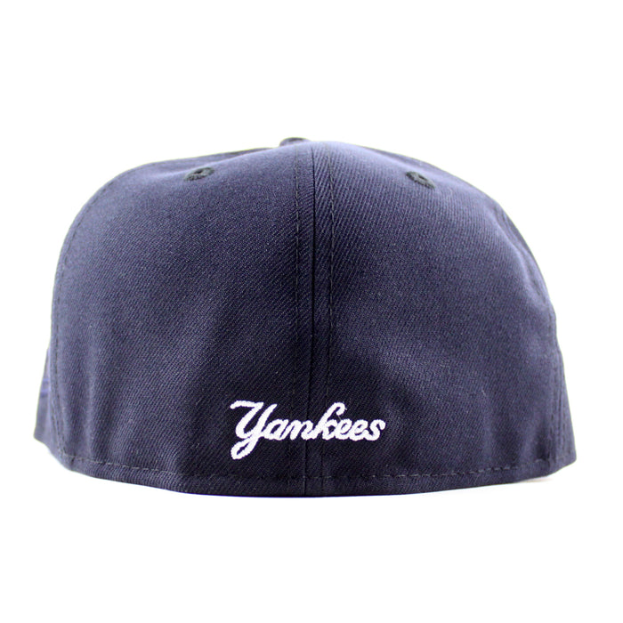 New York Yankees 1942 All Star Game Poker Chip Patch New Era 59Fifty Fitted Hat (Navy Pink Under Brim)