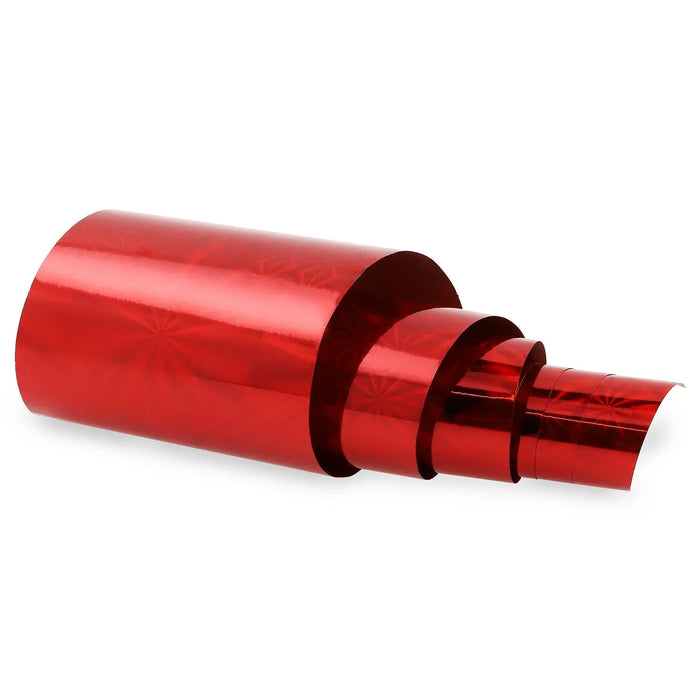 NF-012 Red Starburst - Transfer Foil Strip Naio Nails