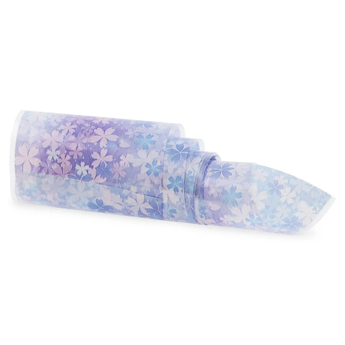 NF-057 Lilac Blue Floral Ombre - Transfer Foil Strip Naio Nails