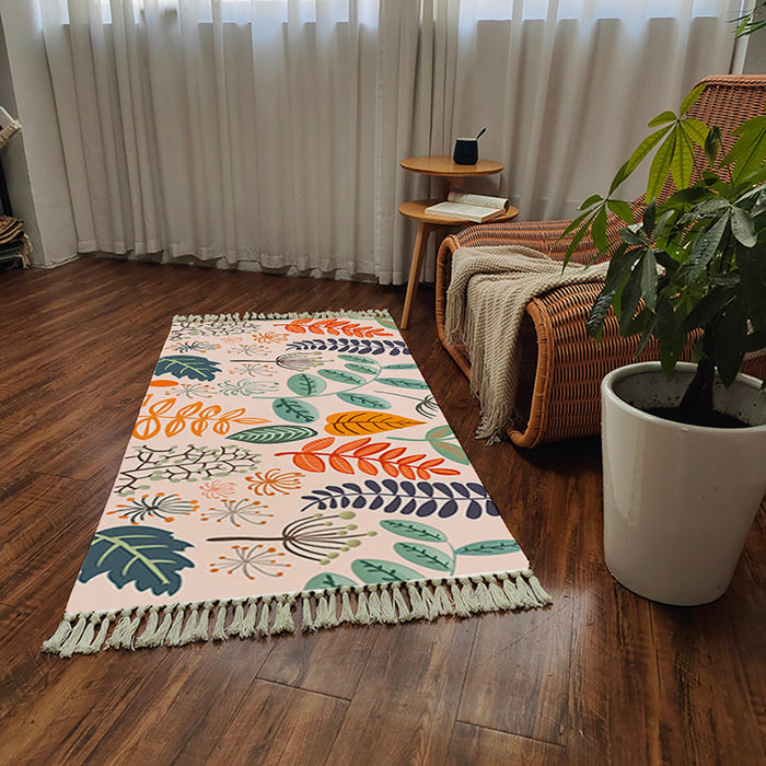 NNEAGS 90cm Soft cotton woven handmadeArea rugs for living room bedroom, Home Decor