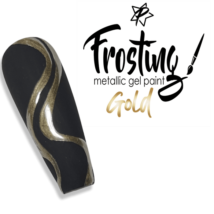 Frosting Gel Paint- Liquid Metals! Gold