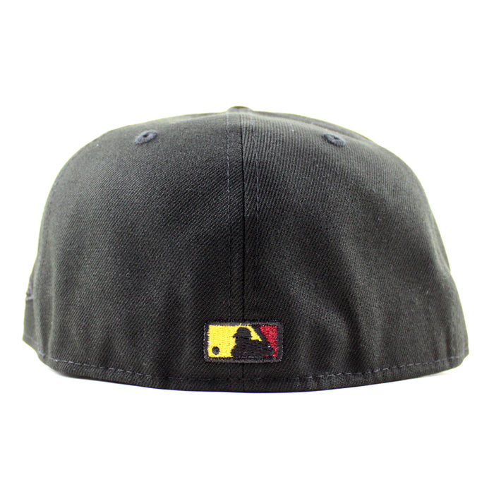 Pittsburgh Pirates x Pitt Panthers 59Fifty New Era Fitted Hats (Black Gray Under Brim)