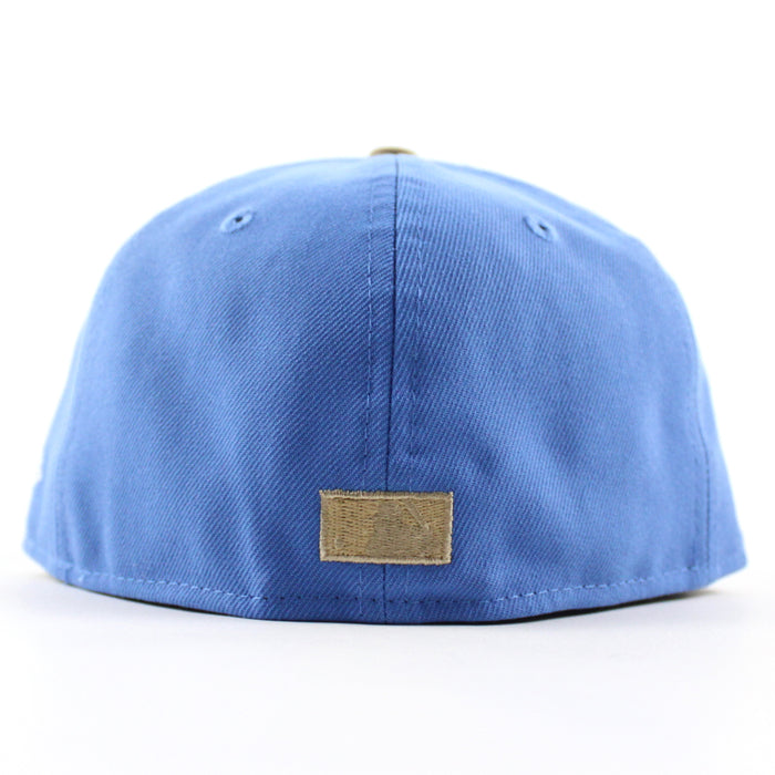 🚨PRE-ORDER🚨 Chicago Cubs be Alert For Foul Balls New Era 59Fifty Fitted Hat (Air Force Blue Gray Under Brim)