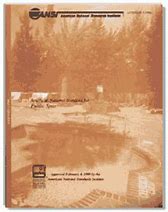 Cover of PSI Mississippi Pool Contractor Online Prep Course with brown-tinted image of a pool and ANSI logo at top