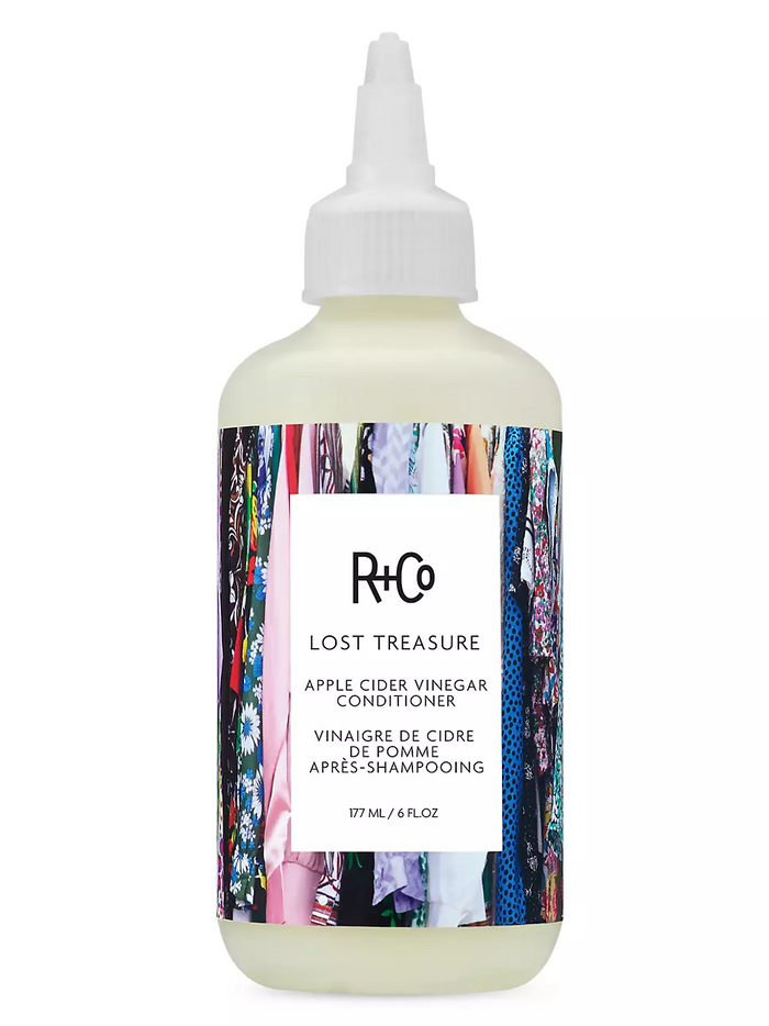 R+Co LOST TREASURE conditioner, ACV hair conditioner, apple cider vinegar detangler, lightweight frizz control conditioner, softening rinse for damaged hair, shine boosting conditioner, cuticle sealing conditioner, easy styling conditioner, fast-absorbing hair treatment, post-cleansing rinse conditioner