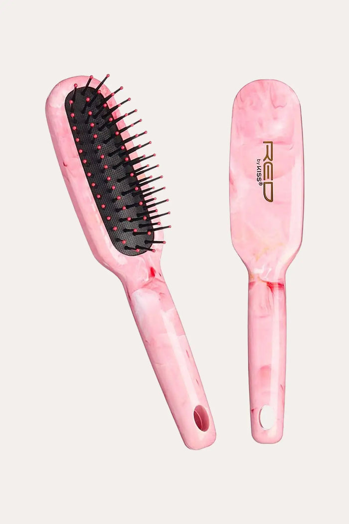 RED BY KISS MARBLOUS MINI SQUARE PADDLE BRUSH - BSW BEAUTY CANADA