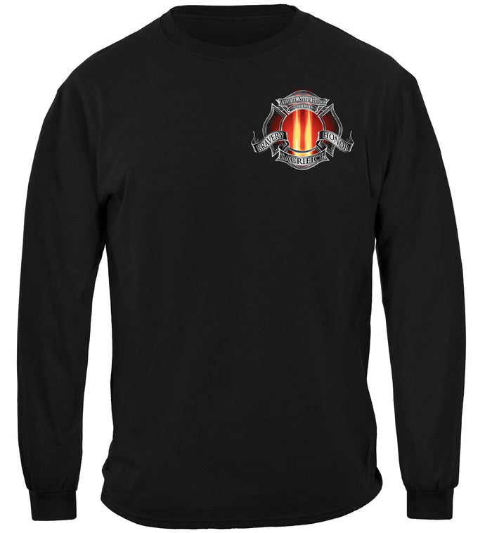 Red Tribute High Honor Firefighter Long Sleeves