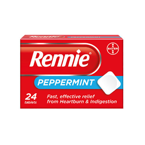 Rennie Peppermint 24 Chewable Tablets