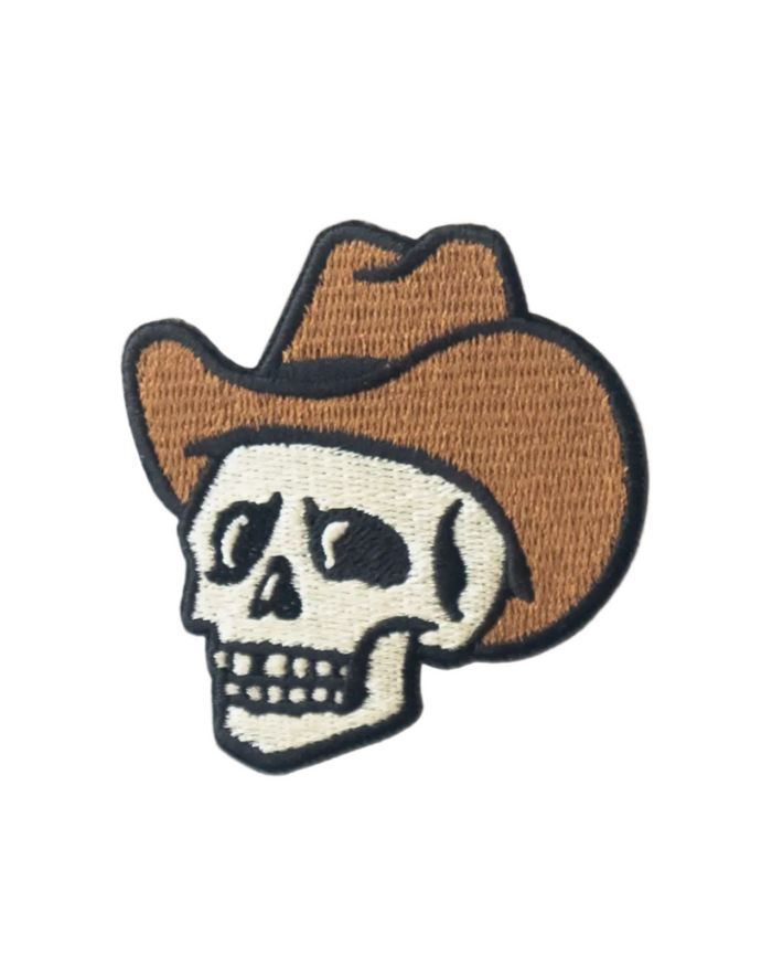 Skeleton cowboy Patch by Union Made sold by Le Monkey House